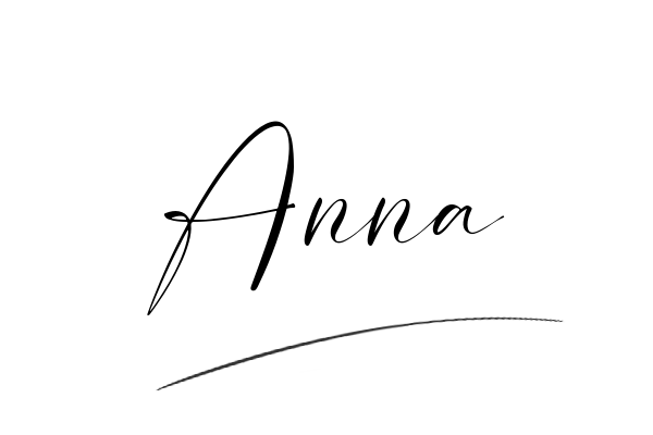 The best stylish Anna name signature simple easy in English