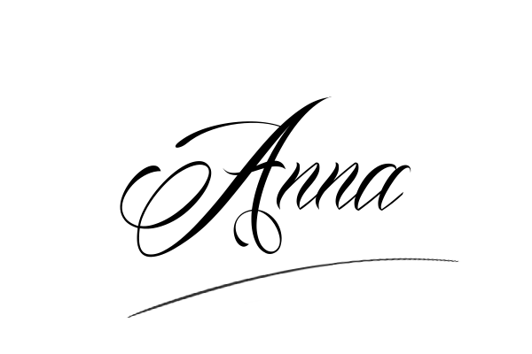 The best stylish Anna name signature simple easy in English