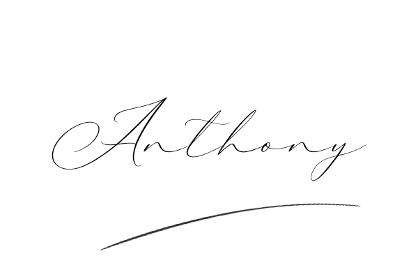 The best stylish Anthony name signature simple easy in English
