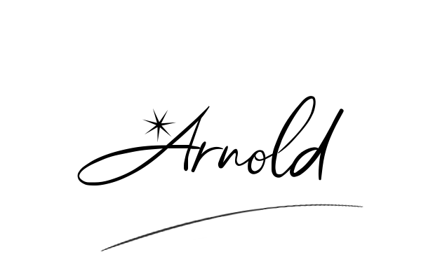The best stylish Arnold name signature simple easy in English