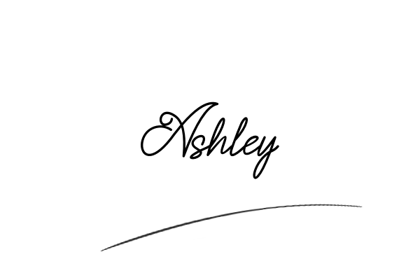 The best stylish Ashley name signature simple easy in English