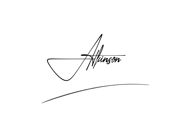 The best stylish Atkinson name signature simple easy in English