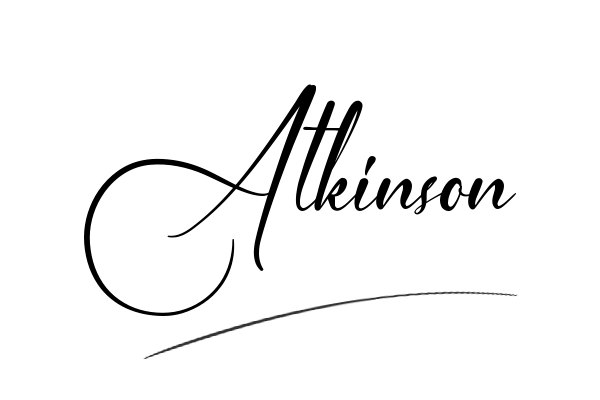 The best stylish Atkinson name signature simple easy in English