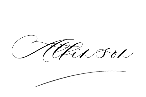 The best stylish Atkinson name signature simple easy in English