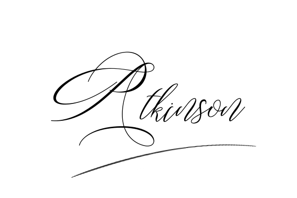 The best stylish Atkinson name signature simple easy in English