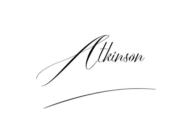 The best stylish Atkinson name signature simple easy in English