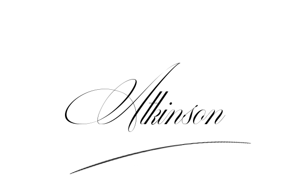 The best stylish Atkinson name signature simple easy in English