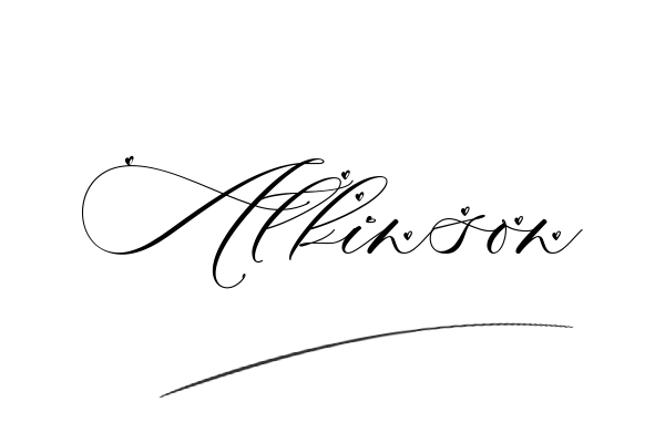 The best stylish Atkinson name signature simple easy in English