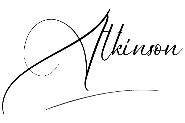 The best stylish Atkinson name signature simple easy in English