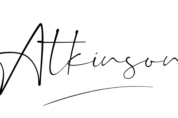 The best stylish Atkinson name signature simple easy in English