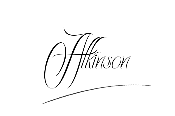 The best stylish Atkinson name signature simple easy in English