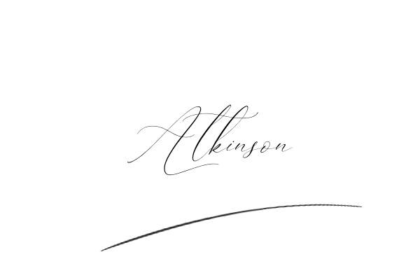 The best stylish Atkinson name signature simple easy in English