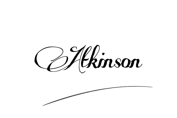 The best stylish Atkinson name signature simple easy in English