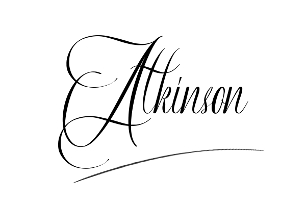 The best stylish Atkinson name signature simple easy in English