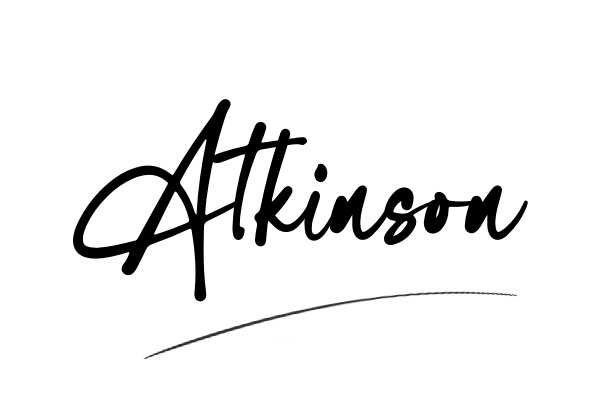 The best stylish Atkinson name signature simple easy in English