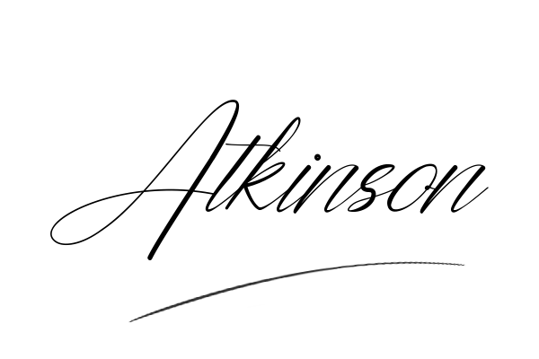 The best stylish Atkinson name signature simple easy in English