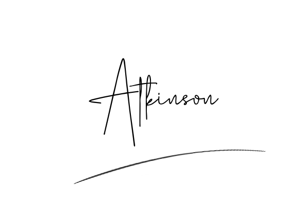 The best stylish Atkinson name signature simple easy in English