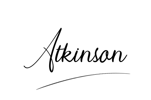 The best stylish Atkinson name signature simple easy in English