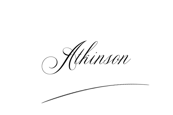The best stylish Atkinson name signature simple easy in English