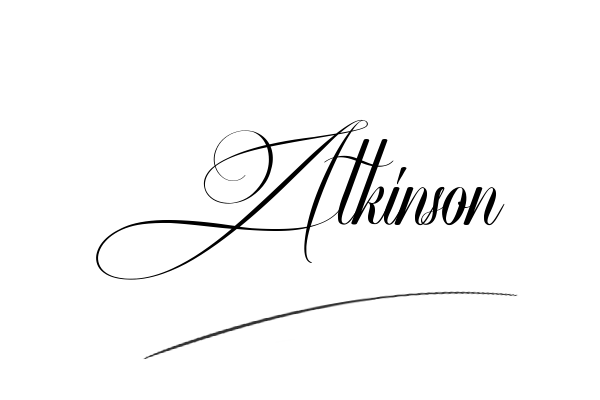 The best stylish Atkinson name signature simple easy in English