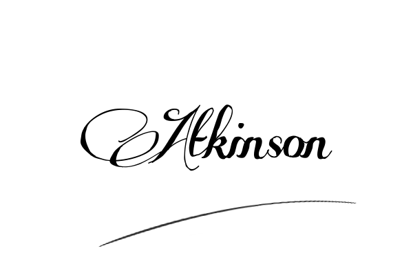 The best stylish Atkinson name signature simple easy in English