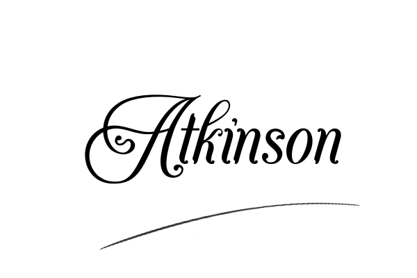 The best stylish Atkinson name signature simple easy in English
