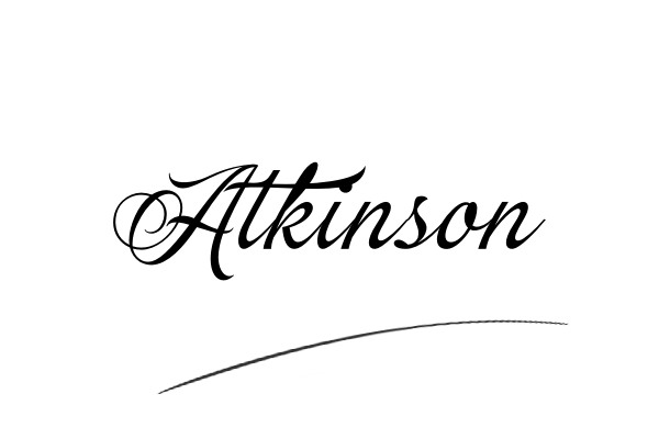 The best stylish Atkinson name signature simple easy in English
