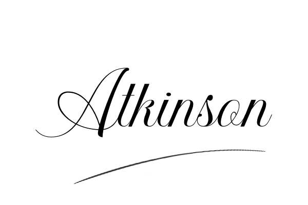 The best stylish Atkinson name signature simple easy in English