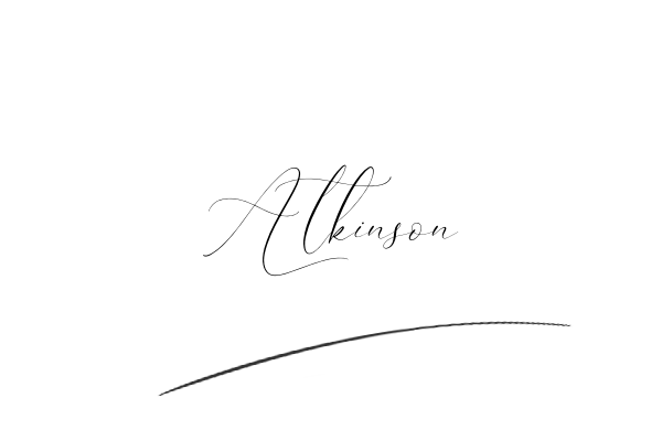 The best stylish Atkinson name signature simple easy in English