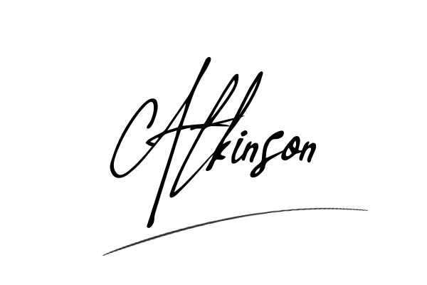 The best stylish Atkinson name signature simple easy in English