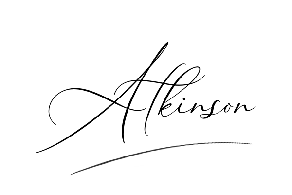 The best stylish Atkinson name signature simple easy in English