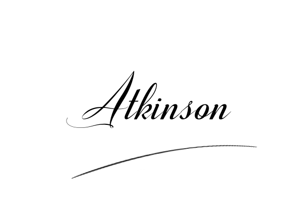 The best stylish Atkinson name signature simple easy in English