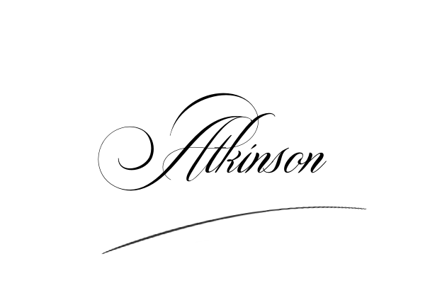 The best stylish Atkinson name signature simple easy in English