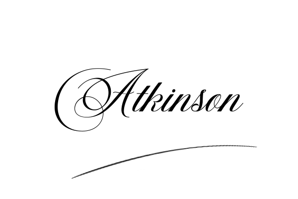 The best stylish Atkinson name signature simple easy in English