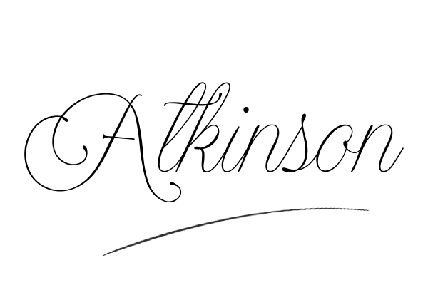 The best stylish Atkinson name signature simple easy in English