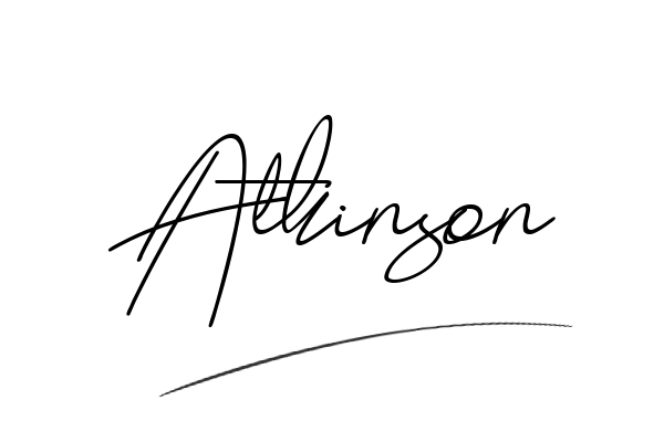 The best stylish Atkinson name signature simple easy in English