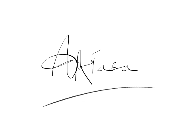 The best stylish Atkinson name signature simple easy in English
