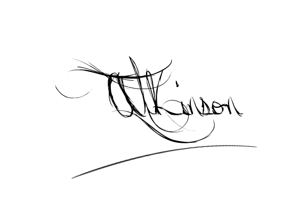 The best stylish Atkinson name signature simple easy in English