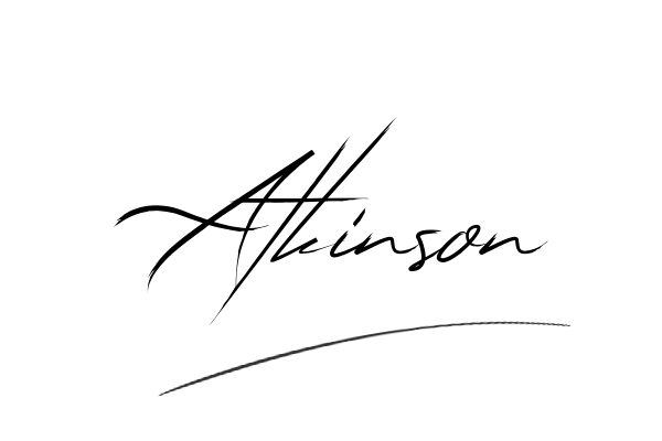 The best stylish Atkinson name signature simple easy in English