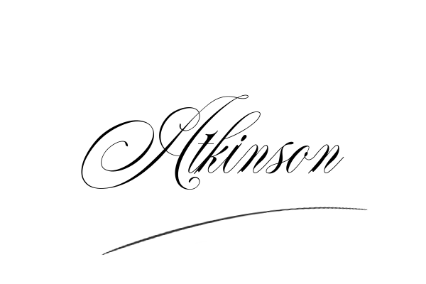 The best stylish Atkinson name signature simple easy in English