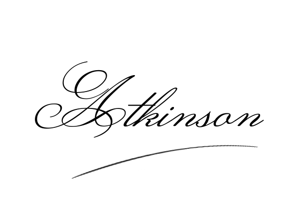 The best stylish Atkinson name signature simple easy in English