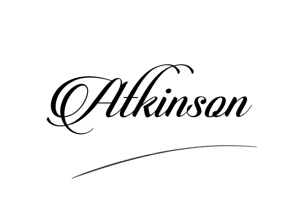 The best stylish Atkinson name signature simple easy in English
