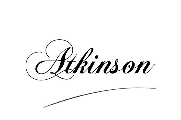 The best stylish Atkinson name signature simple easy in English