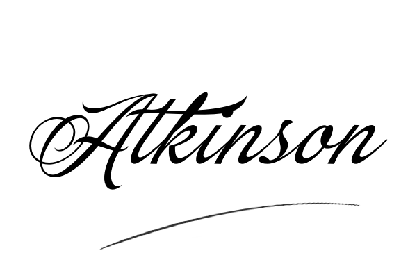 The best stylish Atkinson name signature simple easy in English