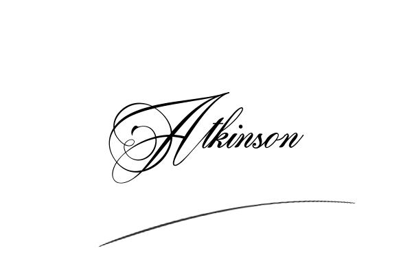 The best stylish Atkinson name signature simple easy in English