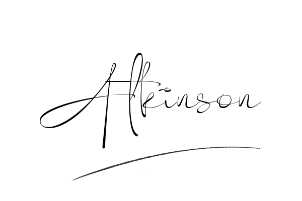 The best stylish Atkinson name signature simple easy in English