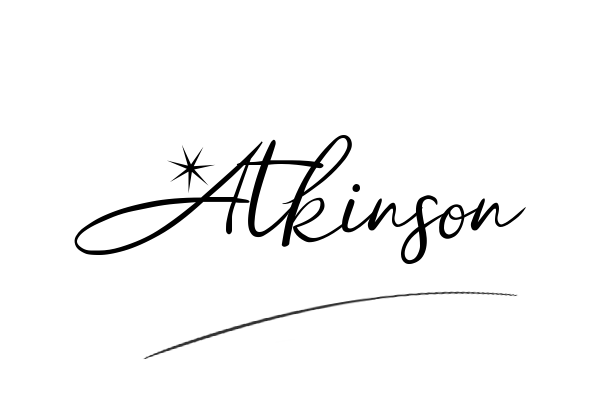 The best stylish Atkinson name signature simple easy in English