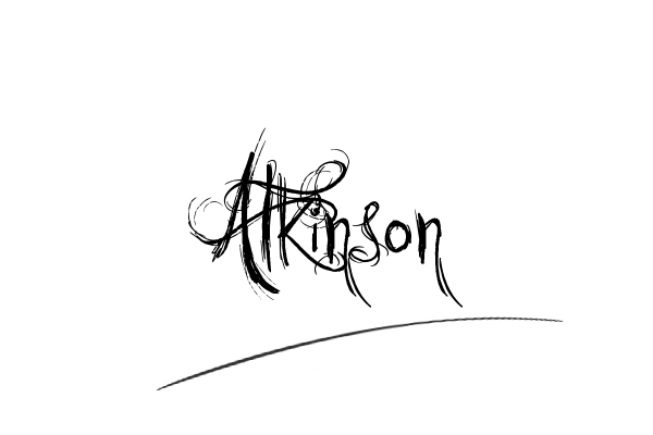 The best stylish Atkinson name signature simple easy in English