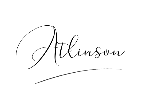 The best stylish Atkinson name signature simple easy in English