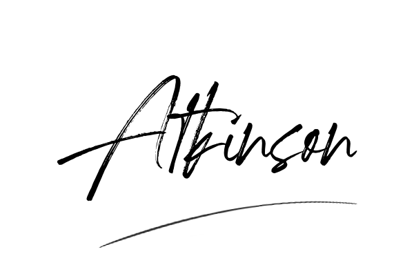 The best stylish Atkinson name signature simple easy in English